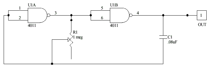 Shéma 2: Oscillateur